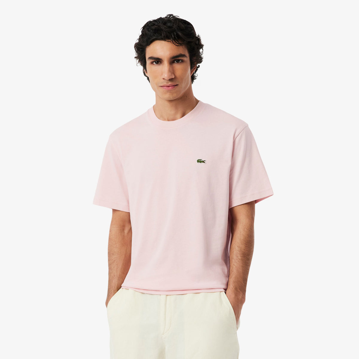 T-shirt in cotone TH7318 ADY LACOSTE 