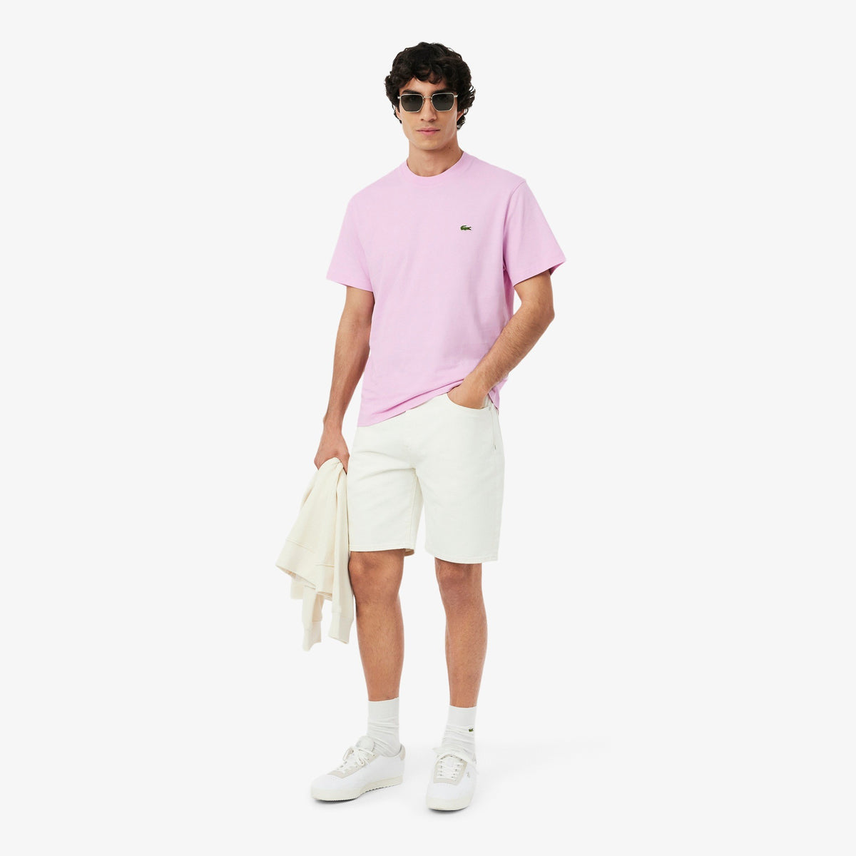 T-shirt in cotone TH7318 Z4H LACOSTE 