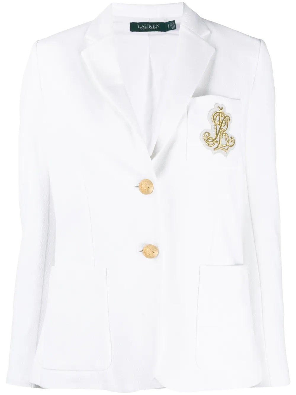 Blazer monopetto con logo 200797305 001 LAUREN 