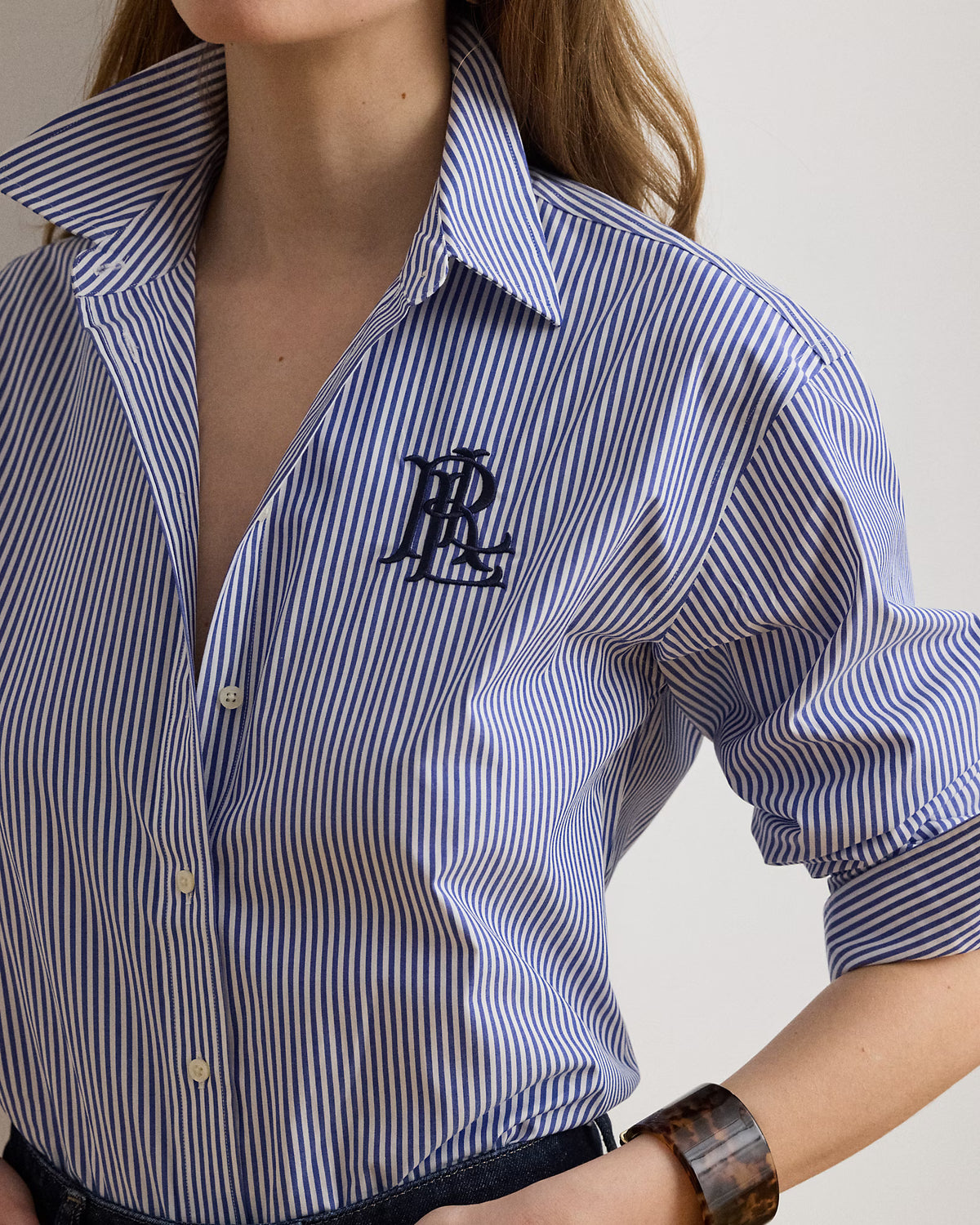 Camicia in cotone stretch Relaxed-Fit 200932539 001 LAUREN 