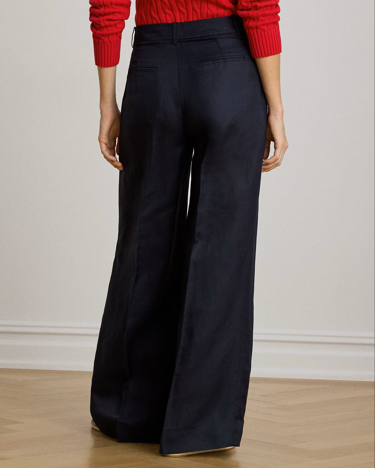 Woven wide leg pants 200P13458 003 LAUREN 