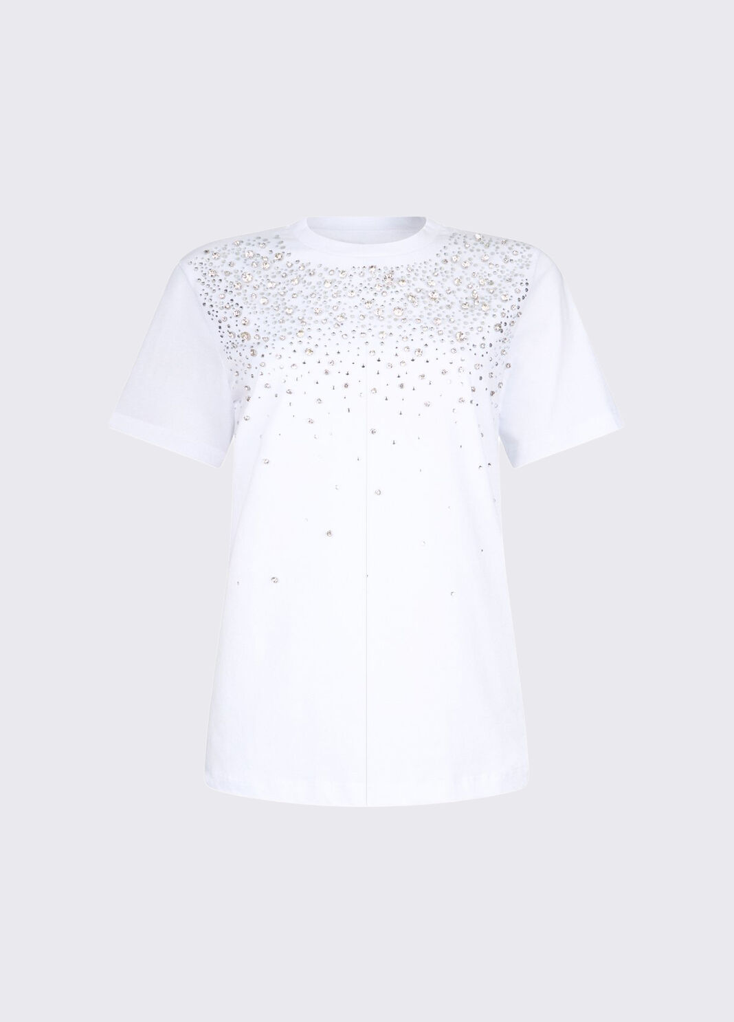 T-shirt con castoni gioiello CA6193J3868 11111 LIU JO BLACK 