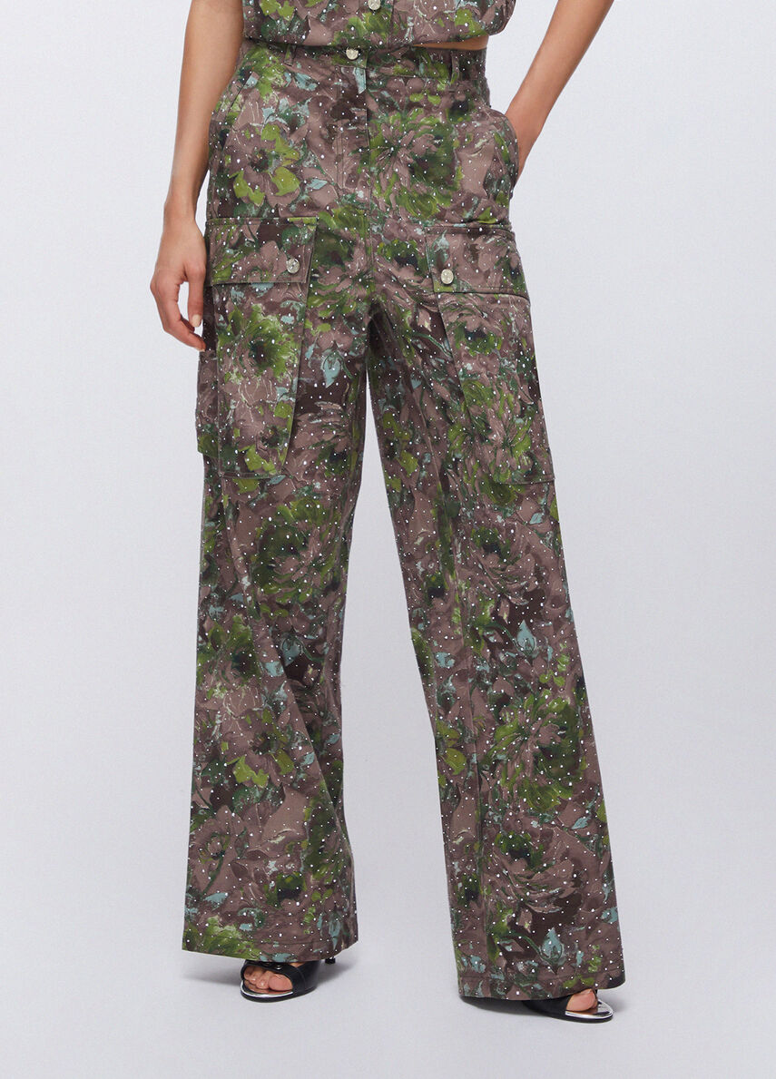Pantaloni cargo WA6125T433A P9360 LIU JO WHITE1 