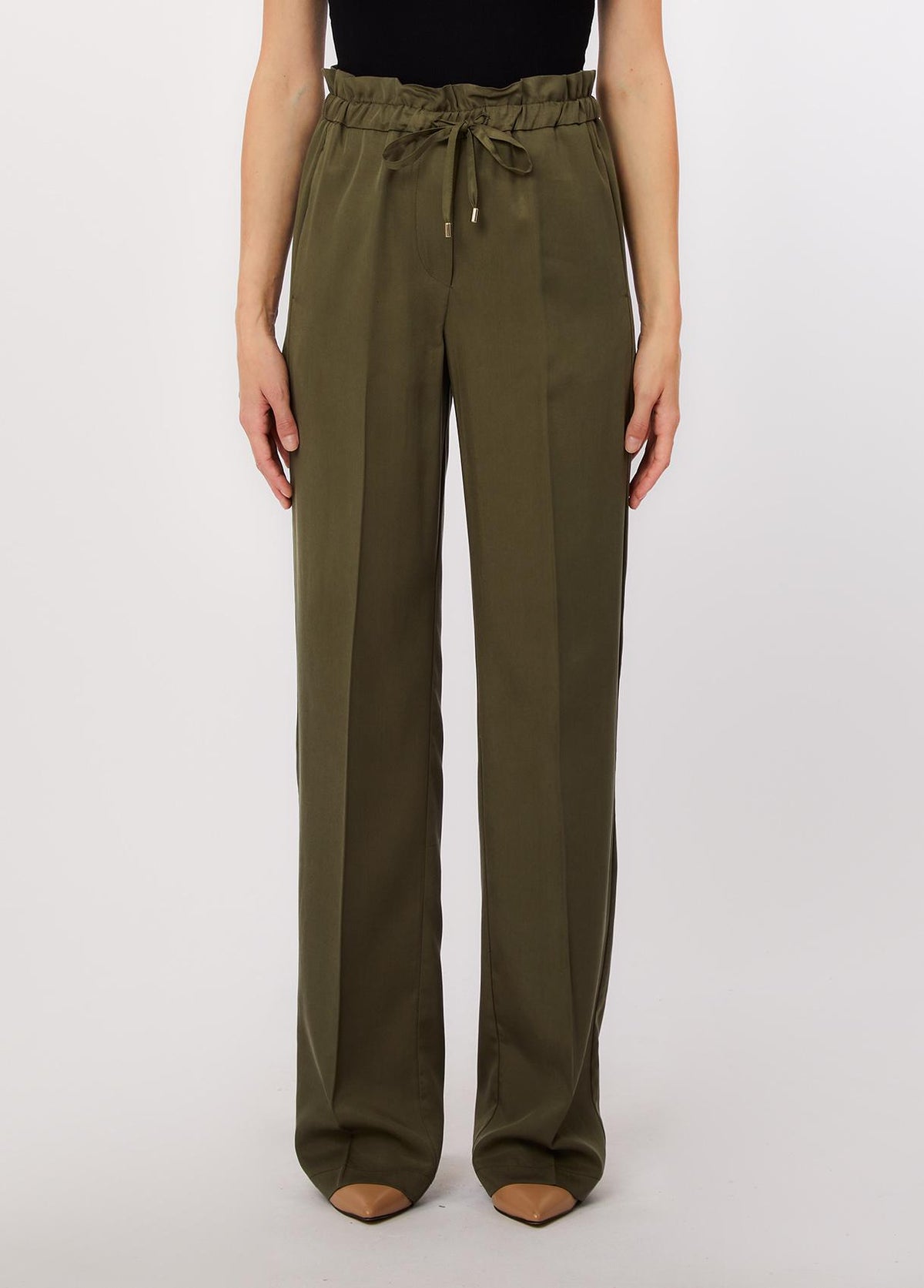 Pantaloni a palazzo WA6299T414A X0766 LIU JO WHITE1 