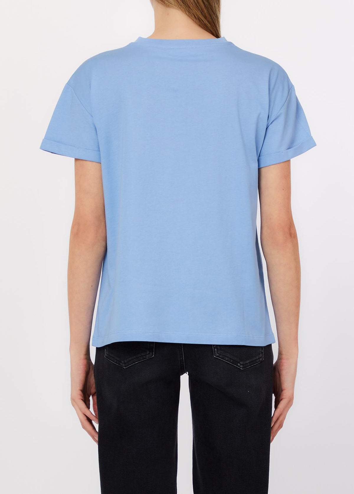 T-shirt con ricamo a jour WA6413JS904 P9318 LIU JO WHITE1 