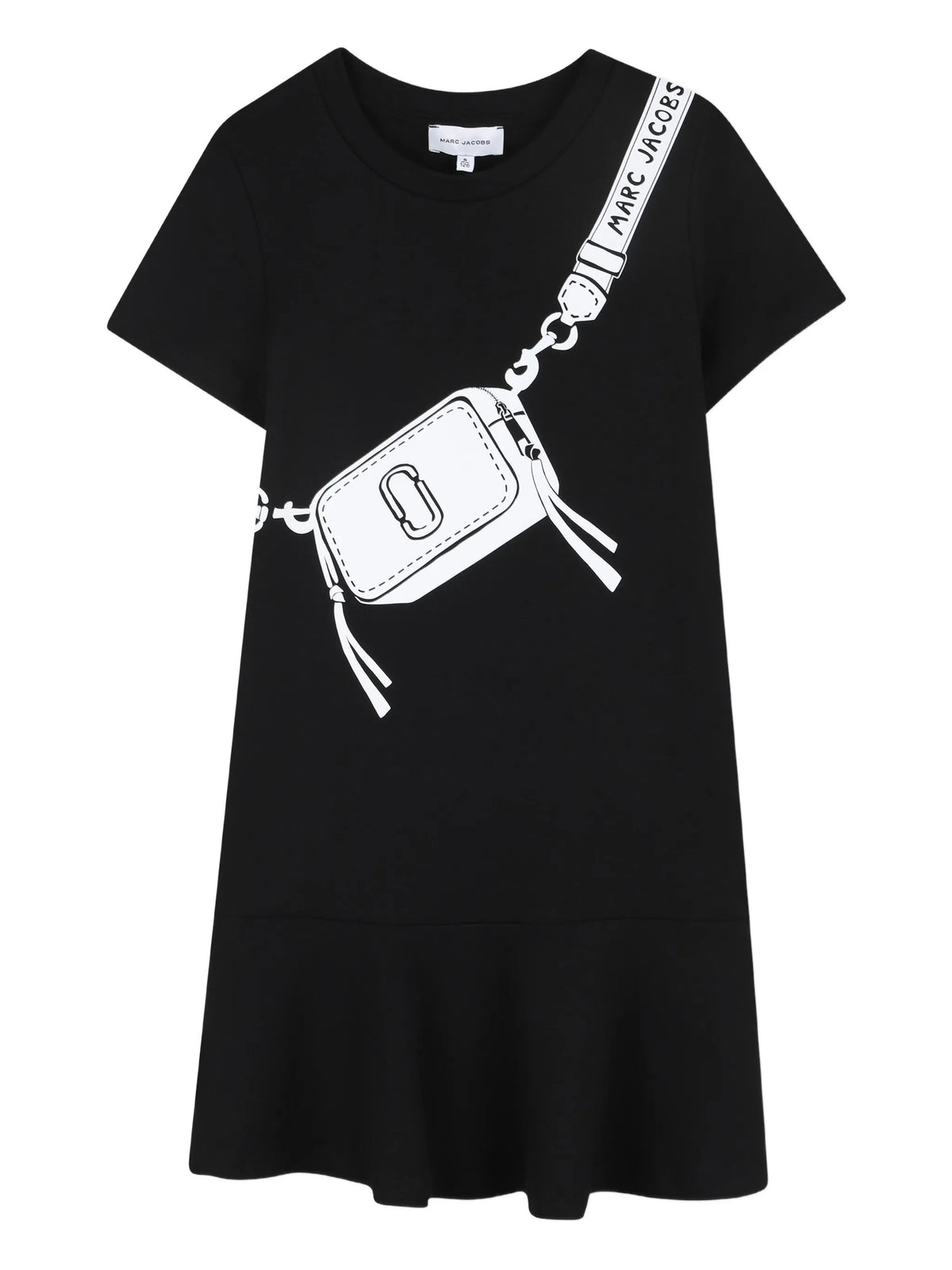 Abito con volant e grafica W60711 09B MARC JACOBS 