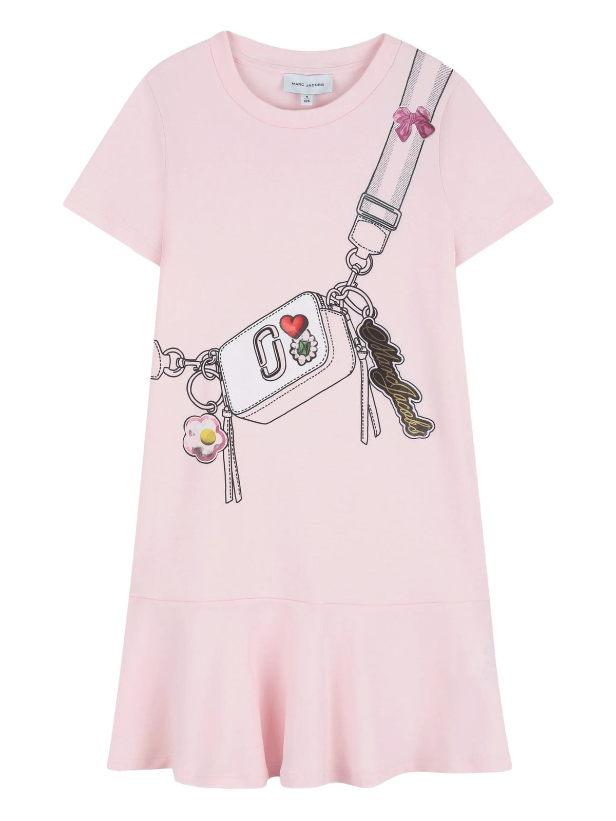 Abito con volant e grafica W60711 475 MARC JACOBS 