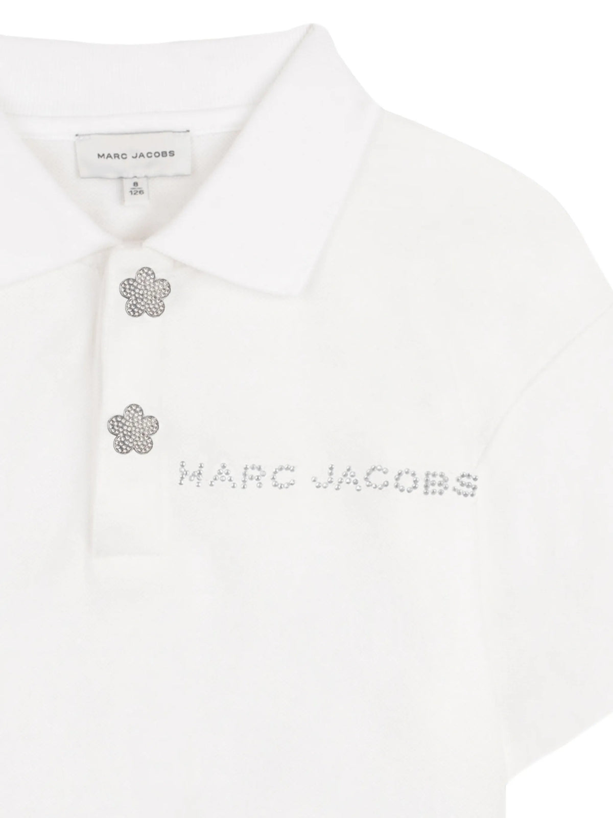 Polo con applicazioni floreali W60739 10PA MARC JACOBS 