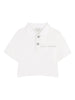 Polo con applicazioni floreali