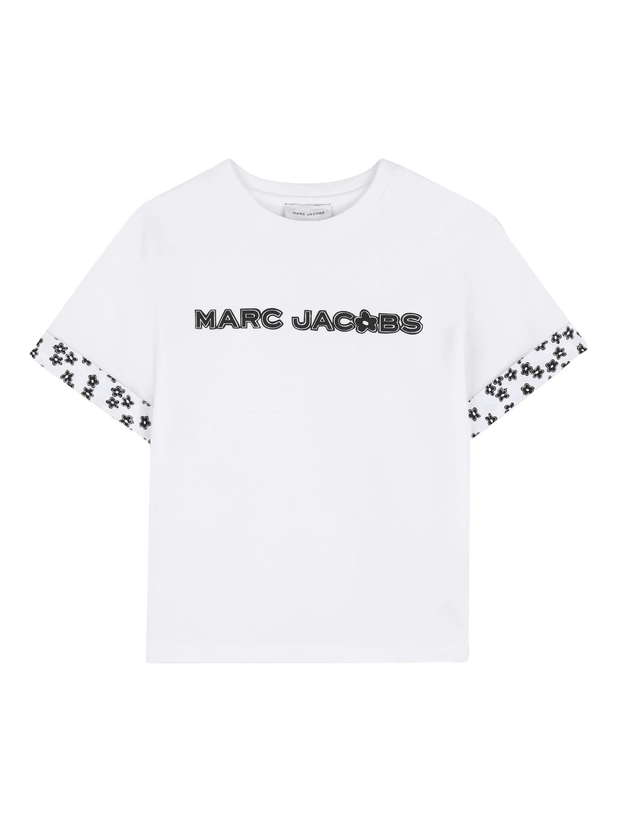 T-shirt con bordo floreale W60741 10P MARC JACOBS 