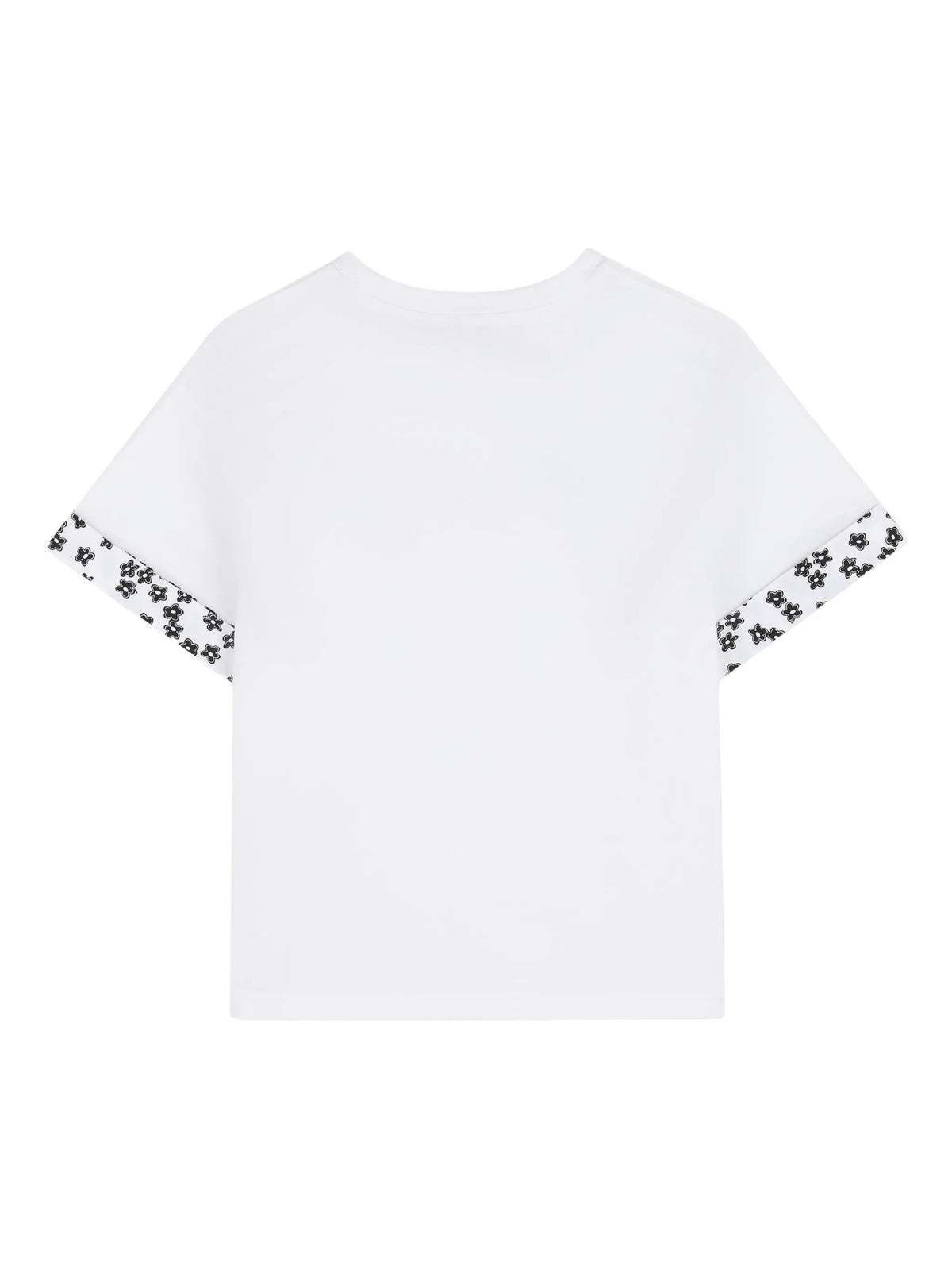 T-shirt con bordo floreale W60741 10P MARC JACOBS 