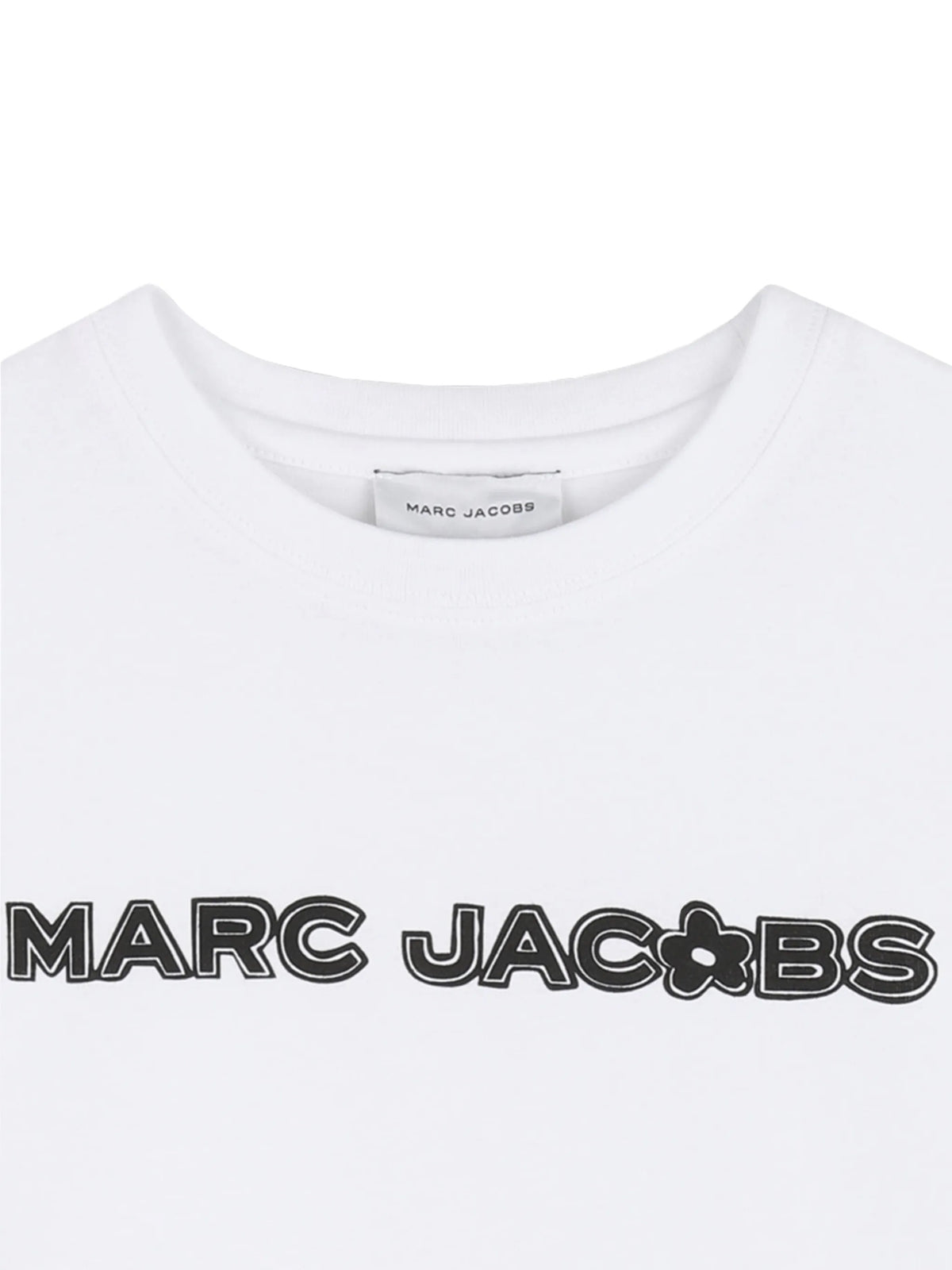 T-shirt con bordo floreale W60741 10P MARC JACOBS 