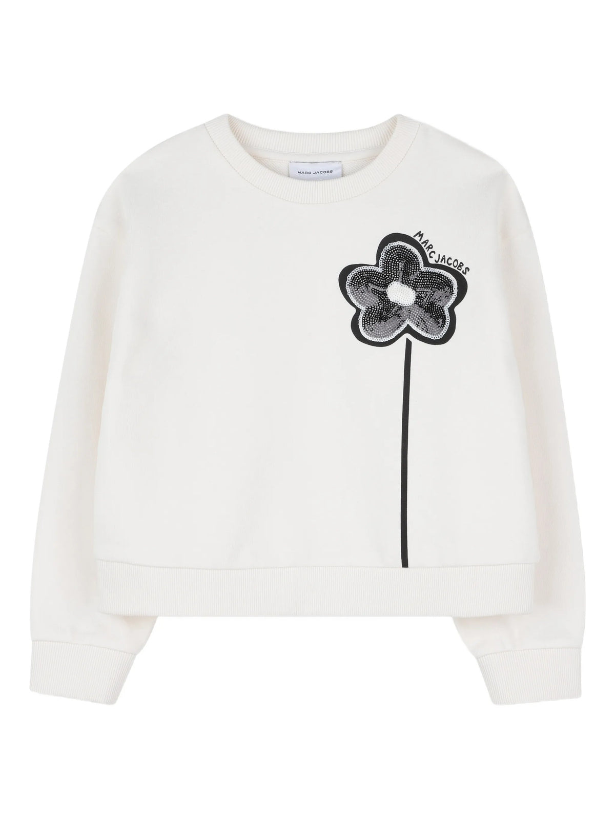 Felpa con applicazioni floreali W60749 126A MARC JACOBS 