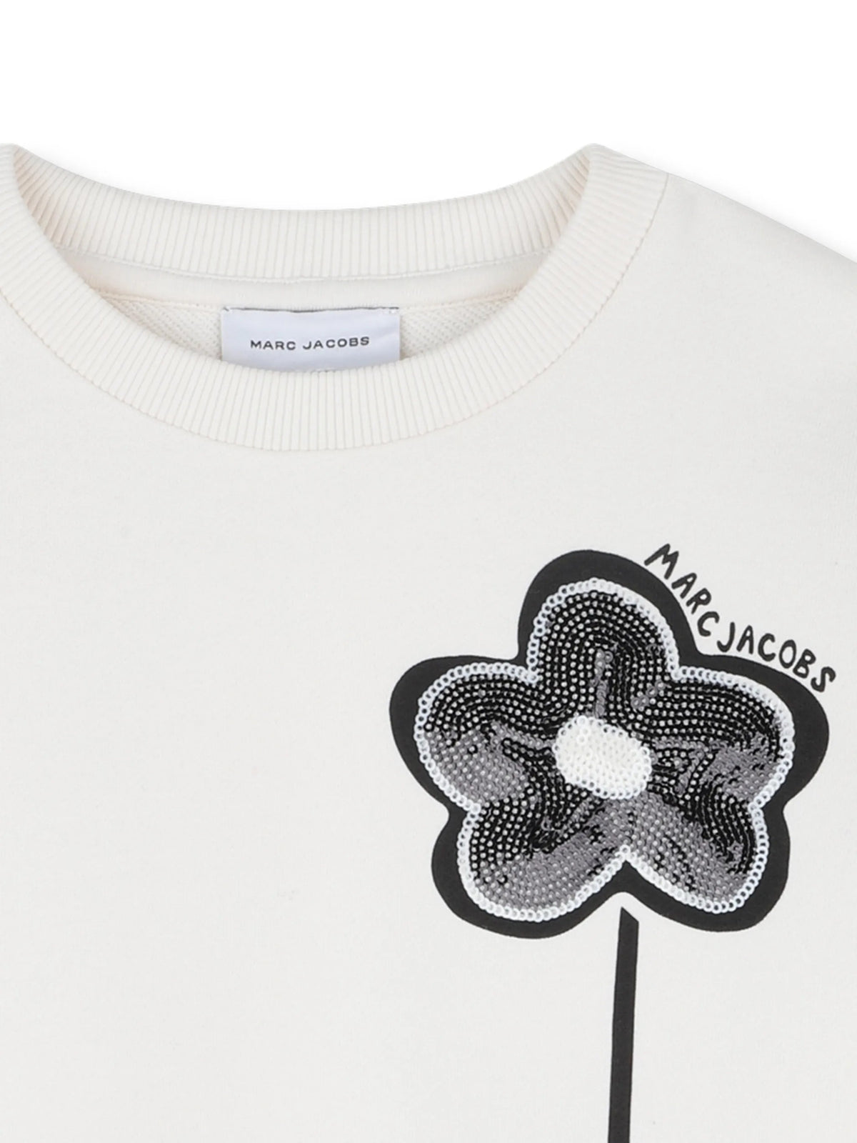 Felpa con applicazioni floreali W60749 126A MARC JACOBS 
