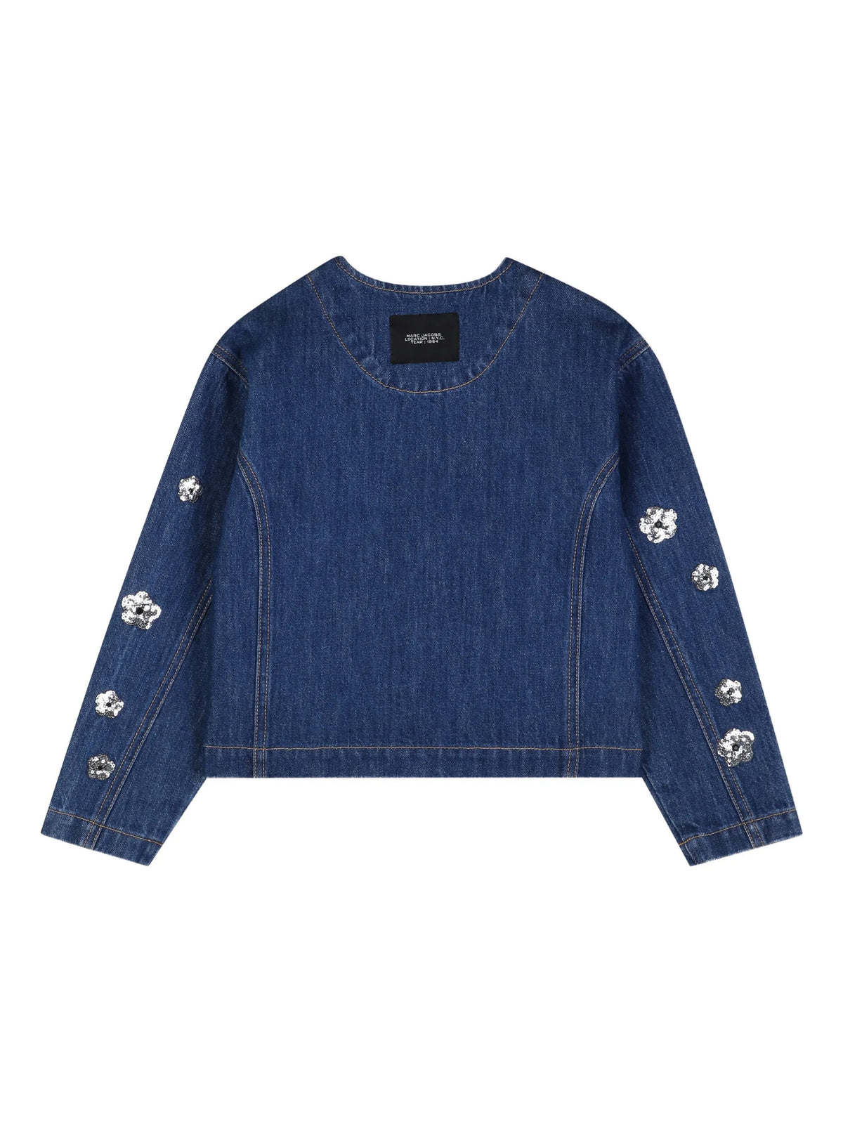 Giacca in denim con motivo floreale W60750 Z10A MARC JACOBS 