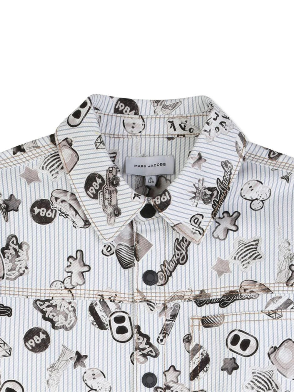 Giacca con grafica all-over W60789 80BA MARC JACOBS 