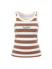 Women's striped tank top