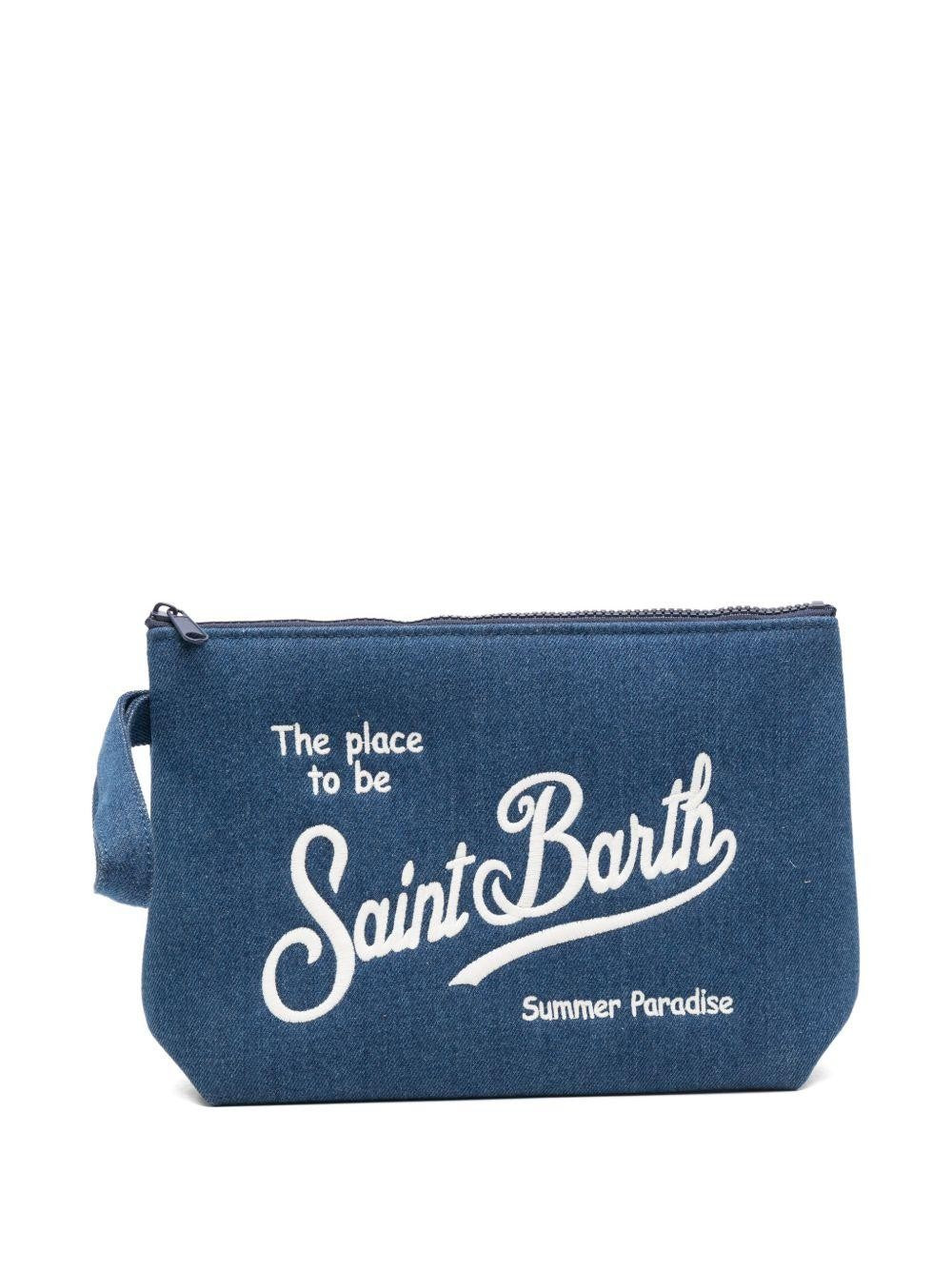 Pochette Aline denim ALI0007 00436L MC2 SAINT BARTH 