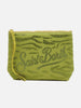 Pochette Aline in scuba con strass