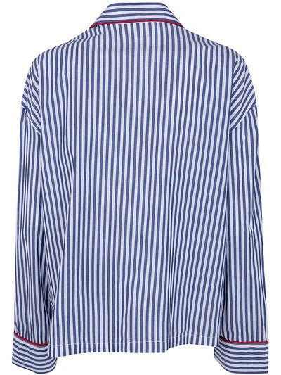 Camicia Astra con motivo a righe ASR0001 01699L MC2 SAINT BARTH 