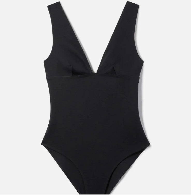 Costume intero Calliope in tessuto tecnico nero CAI001 00017L MC2 SAINT BARTH 