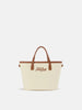White nylon mini City bag