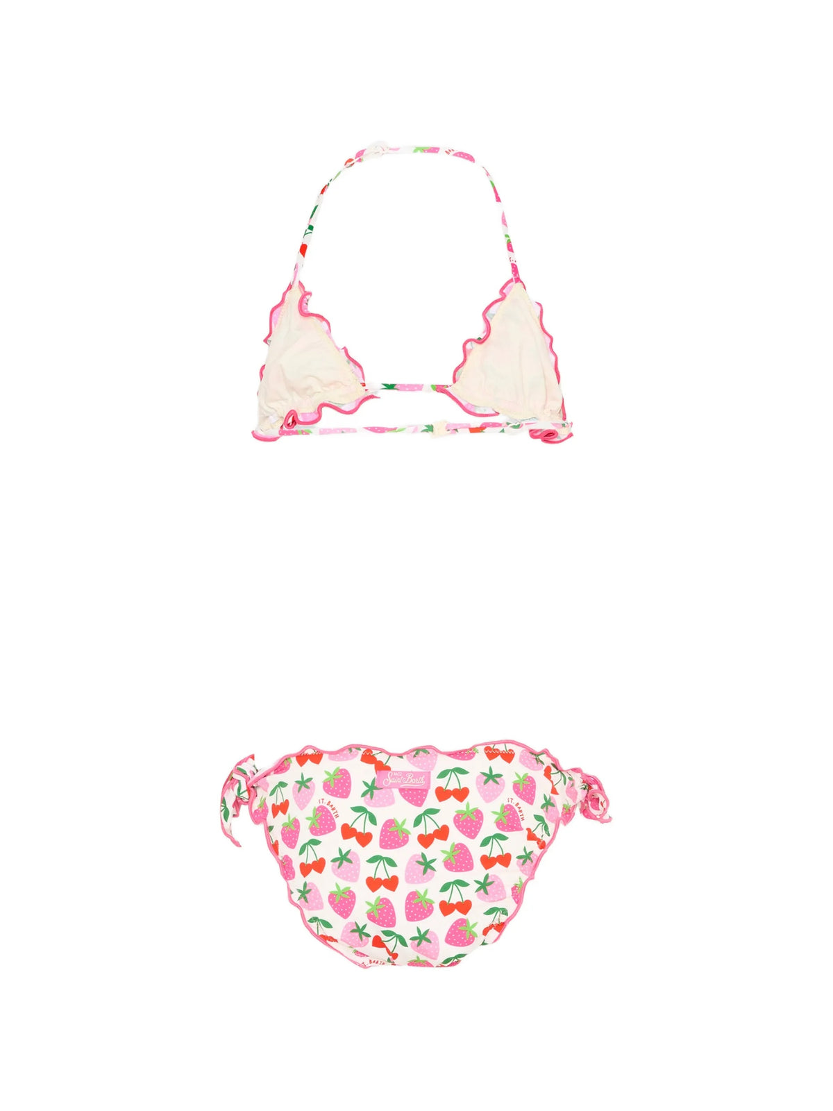 Bikini con stampa e ruches CRIS001 00516L MC2 SAINT BARTH 