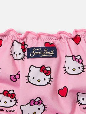 Bikini Cris rosa con stampa Hello Kitty all-over CRIS001 02444L MC2 SAINT BARTH 