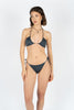 Top bikini a fascia con slip coordinato