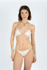 Top bikini a fascia con slip coordinato