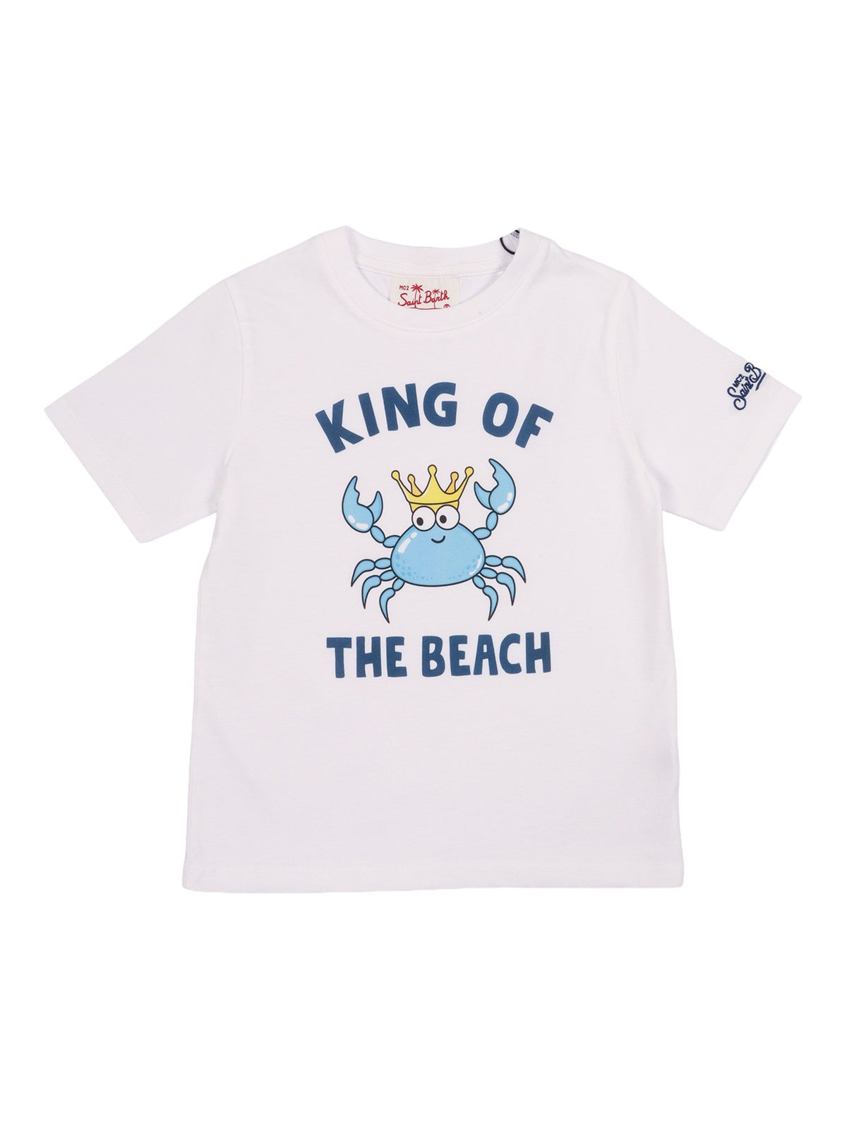 T-shirt Denver con stampa Granchio DNV0001 02001L MC2 SAINT BARTH 