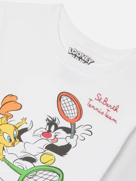 T-shirt Denver Jr con ricamo Tennis Team DNV0001 03605L MC2 SAINT BARTH 