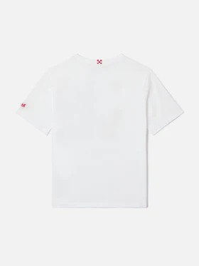 T-shirt Denver Jr con ricamo Tennis Team DNV0001 03605L MC2 SAINT BARTH 