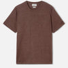 Ecstasea pure cream linen T-shirt with embroidered logo