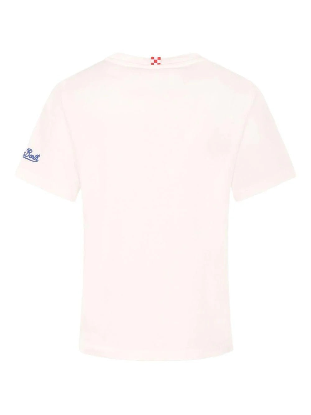 T-shirt Eddy in cotone con stampa polpo e ricamo St. Barth Sailor EDD0001 01947L MC2 SAINT BARTH 