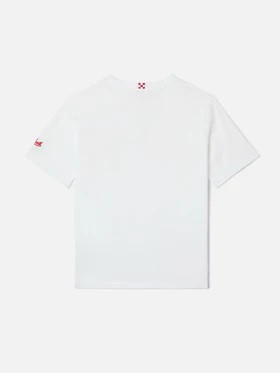 T-shirt Eddy con taschino e ricamo King Of The Beach EDD0001 01948L MC2 SAINT BARTH 