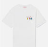 White Emilie T-shirt with Italian Summer embroidery