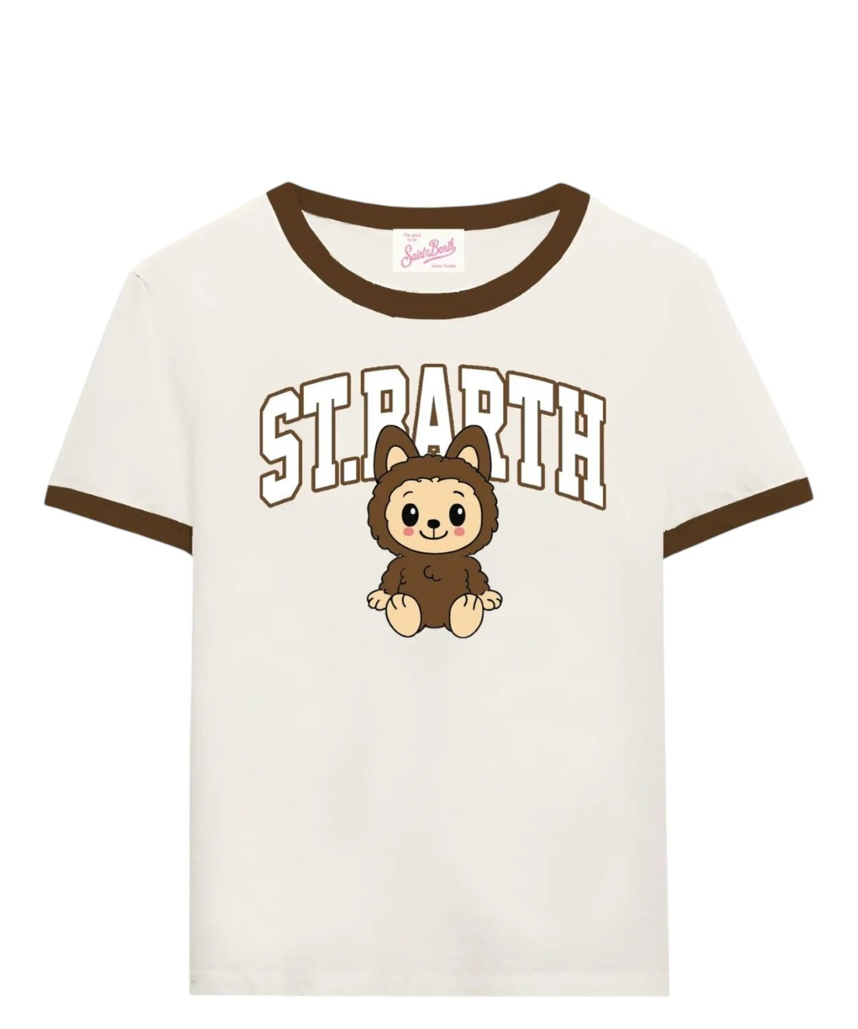 Emilie String t-shirt in cotone EMI0003 09068L MC2 SAINT BARTH 
