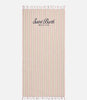 Striped beach towel