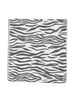 Jacquard cotton Foutas beach towel with zebra print
