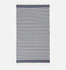 Blue and white striped Foutas beach towel
