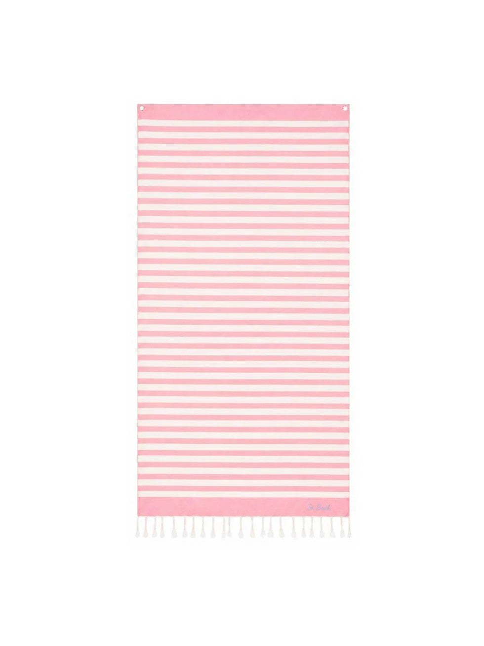 Telo mare Foutas  a righe rosa e beige FOUT012W 00640L MC2 SAINT BARTH 
