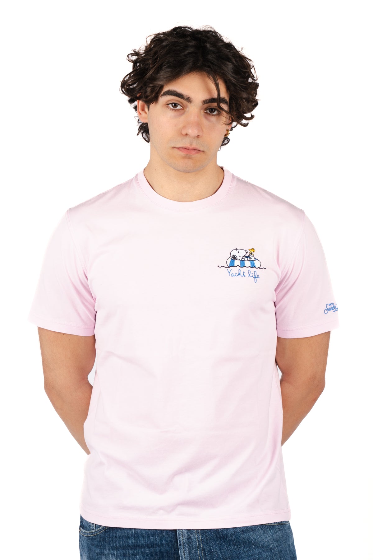 T-shirt Portofino ricamo Yacht life POT0001 02635L MC2 SAINT BARTH 