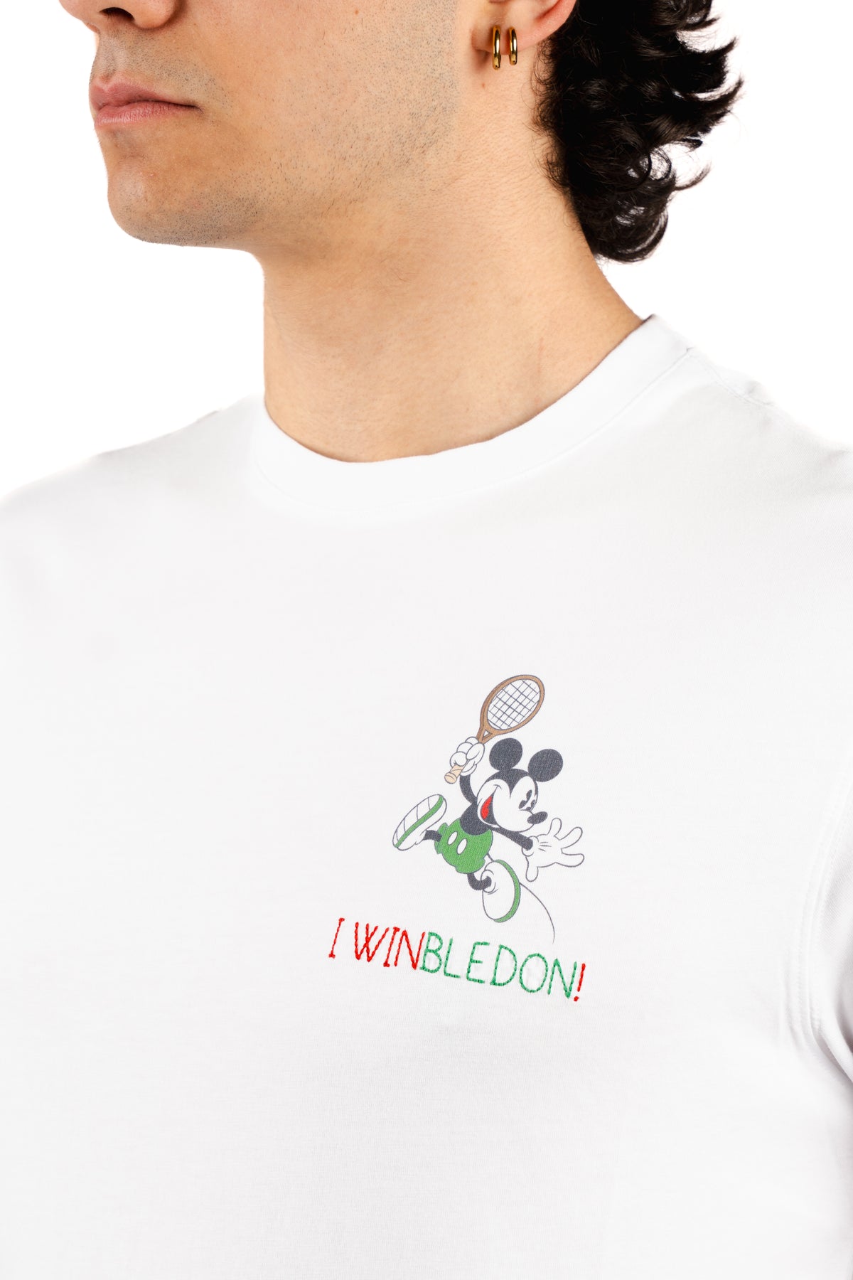 T-shirt Portofino ricamo I Winbledon POT0001 02728L MC2 SAINT BARTH 