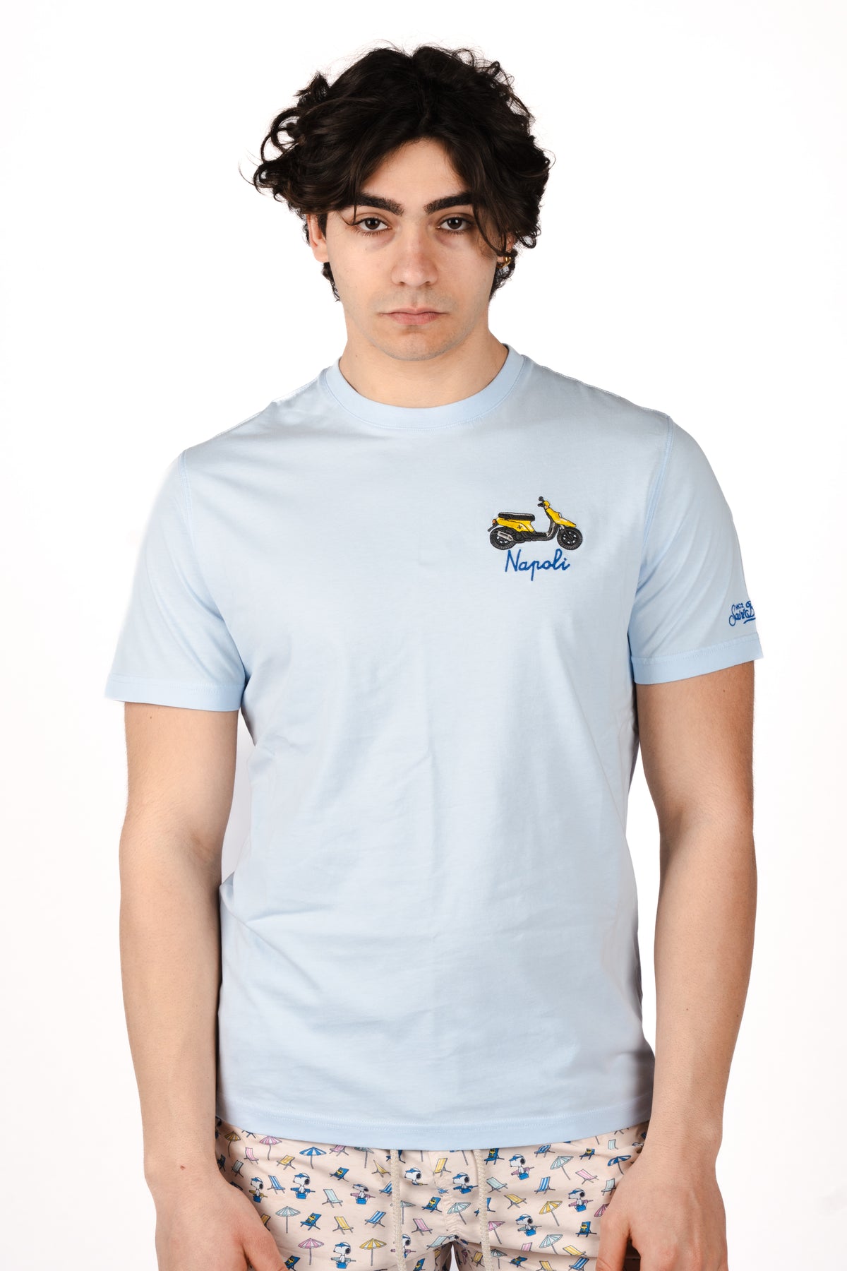 T-shirt Portofino ricamo POT0001 03321L MC2 SAINT BARTH 