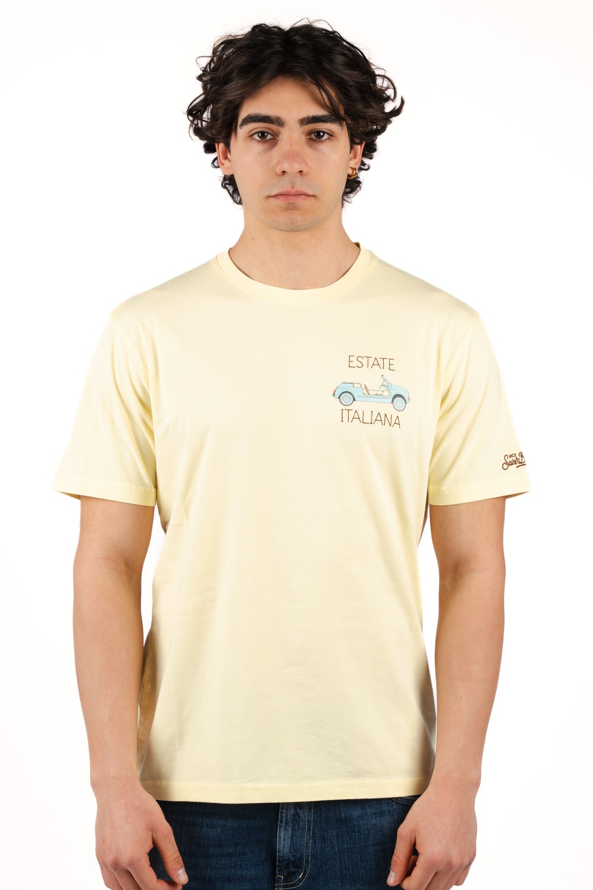 T-shirt Portofino ricamo Estate Italiana POT0001 04513L MC2 SAINT BARTH 