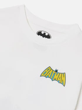 T-shirt Portland Jr bianca stampa Batman | Special Edition PRL0001 03767L MC2 SAINT BARTH 