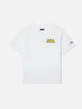 T-shirt Portland Jr bianca stampa Batman | Special Edition PRL0001 03767L MC2 SAINT BARTH 