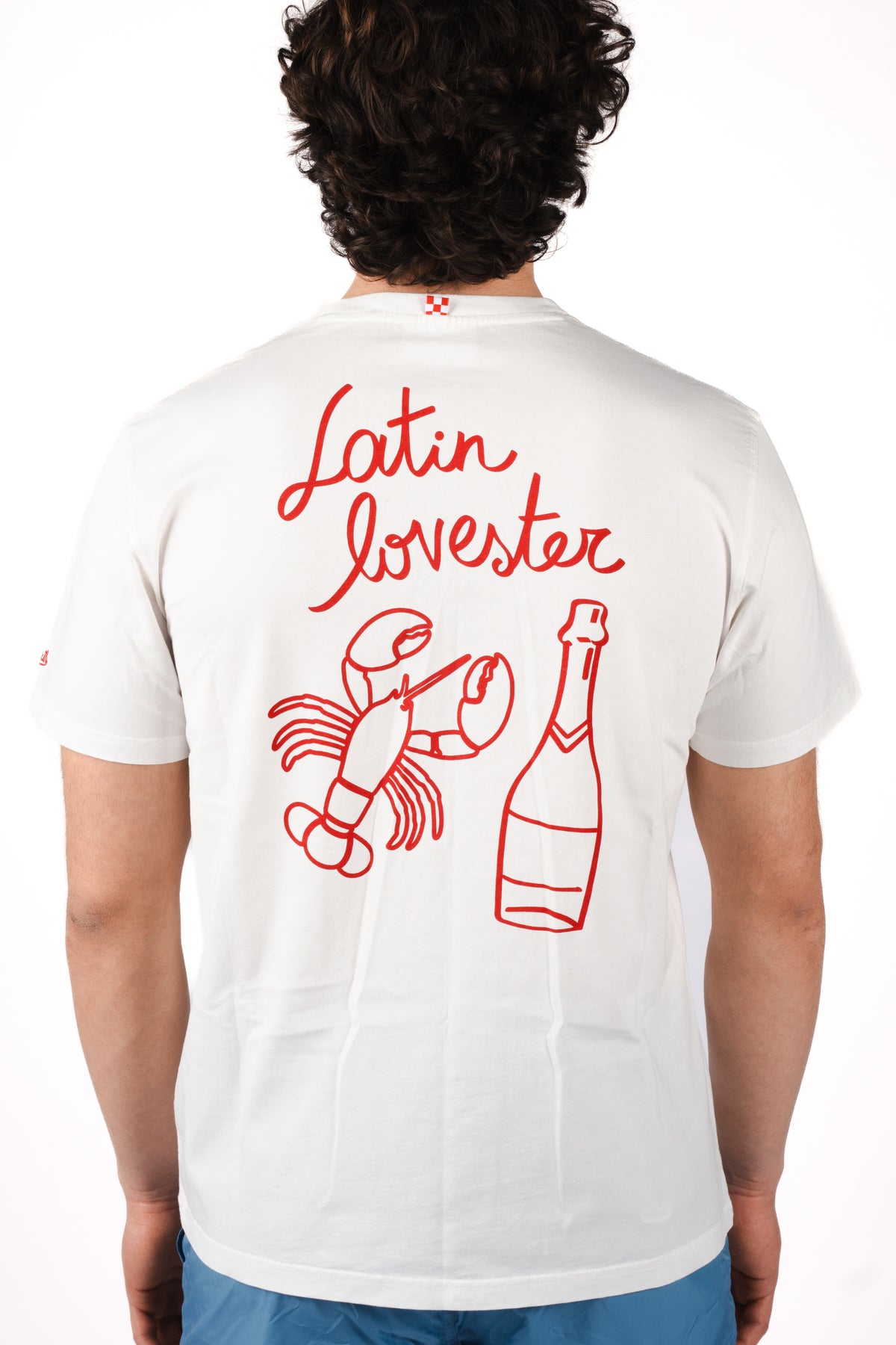 T-shirt Portland bianca con stampa PRL0002 04307L MC2 SAINT BARTH 