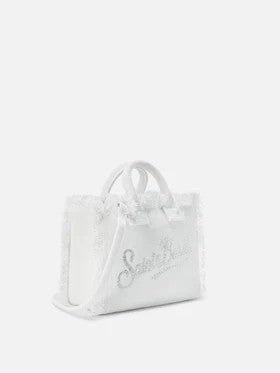 Borsa Vanity mini in canvas con strass VAMI001 02571L MC2 SAINT BARTH 